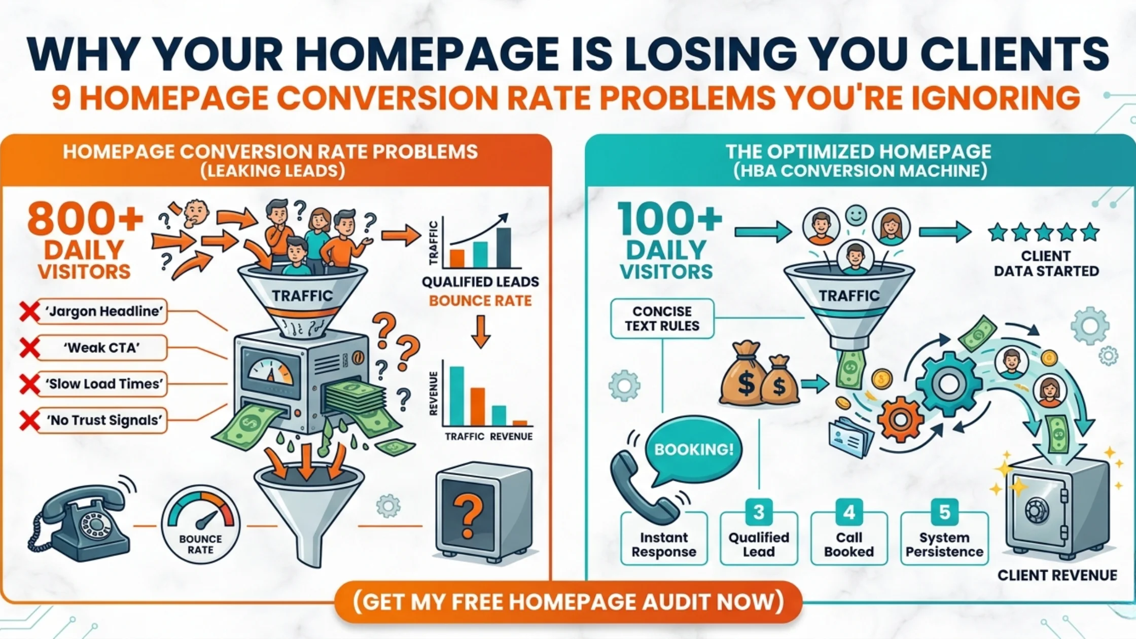 Homepage Conversion Rate Problems