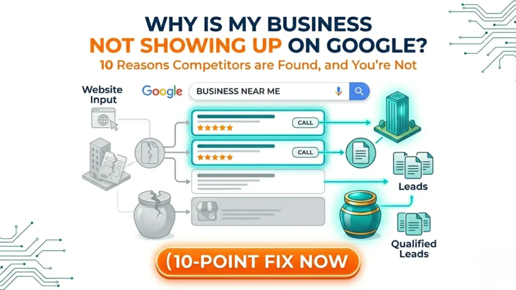 Why is my business not showing up on google
